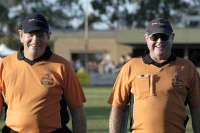 Goal Umpires Evans & Phillips