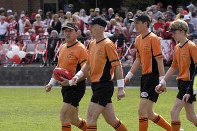 Central Umpires Goldrick & Paterson