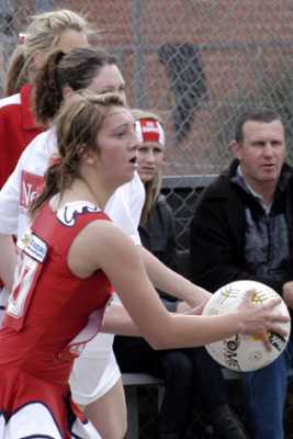 2008 Carol Ryan U17 Medallist - Samara Harris - Shepp Swans