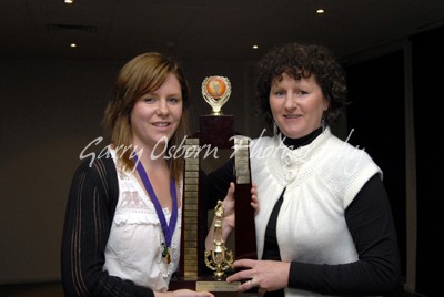2008 GVFL Medallist -A Grade - Ashlea Mangan & Mum- Kyabram