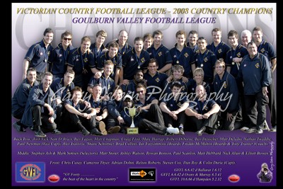 2008. VCFL Country Champions - Goulburn Valley Football League