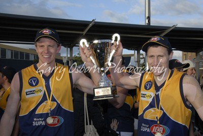 Storer, Taylor, Premiership Cup & Medal