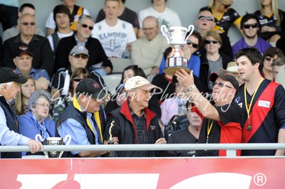 Kyabram - Coach, Mark Herrick & Capt, Brett Andison