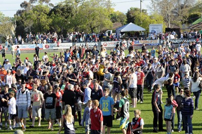 All crowd on Ground