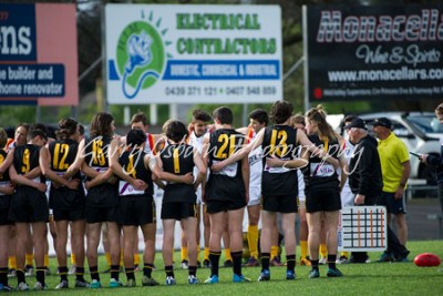 All Bushies Players line up