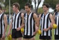 Euroa players line up