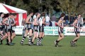 All Euroa Players warm up