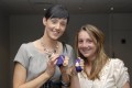 2008 GVFL Medallist -B Grade& U17 - Renee Saunders & Samara Harris - Shepp Swans