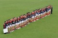 Anzac Day - Shepparton United players - Minutes Silence