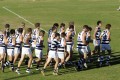 Mooroopna - players warmup