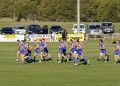 Tatura - players warmup