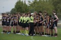 All Bushies Players Line Up Umpires